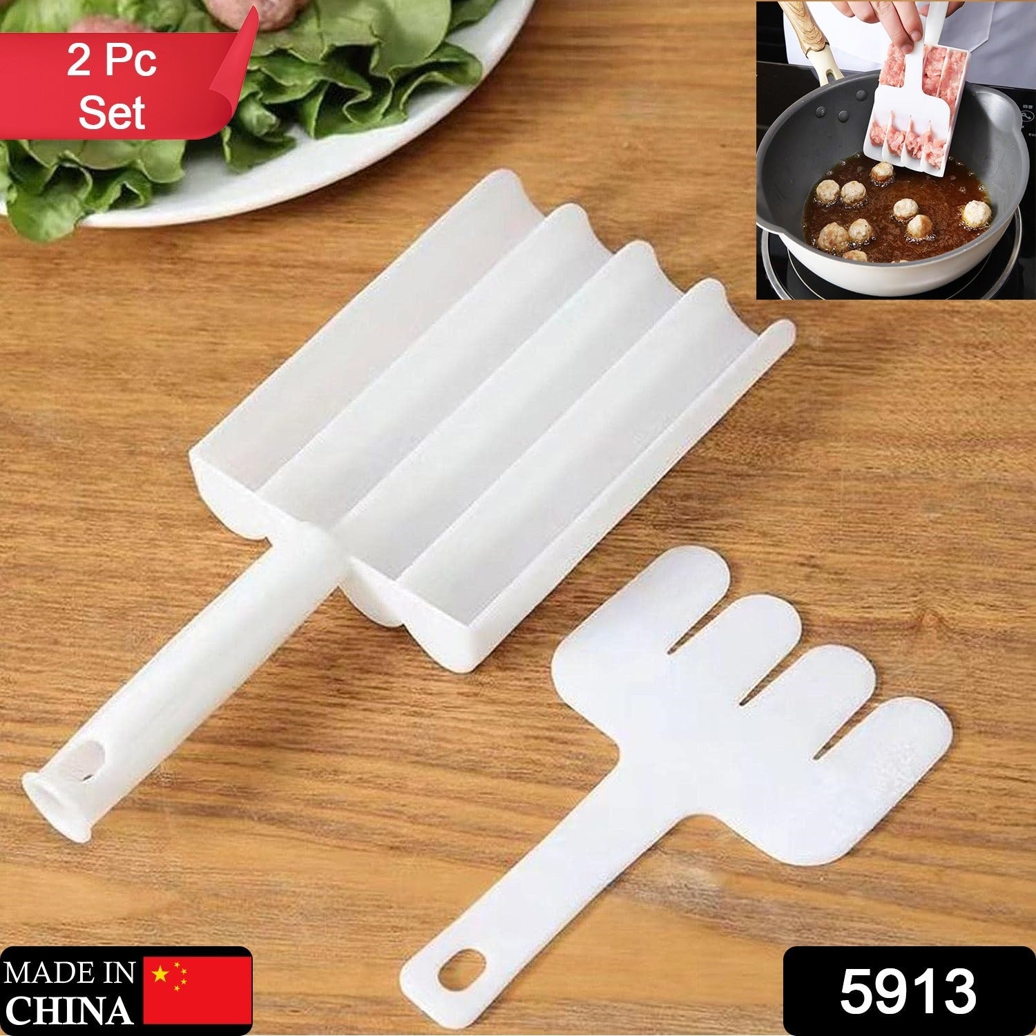 Small Multifunction Fritters Maker - Creative Fritters Scoop Multi-Function Ball Maker | Portable Maker for Making Cake Balls, Ice Cream Spoon, Doughnut, Hand Cutting Scoop(2pc Set) Small Multifunction Fritters Maker - Creative Fritters Scoop Multi-Function Ball Maker | Portable Maker for Making Cake Balls, Ice Cream Spoon, Doughnut, Hand Cutting Scoop(2pc Set)